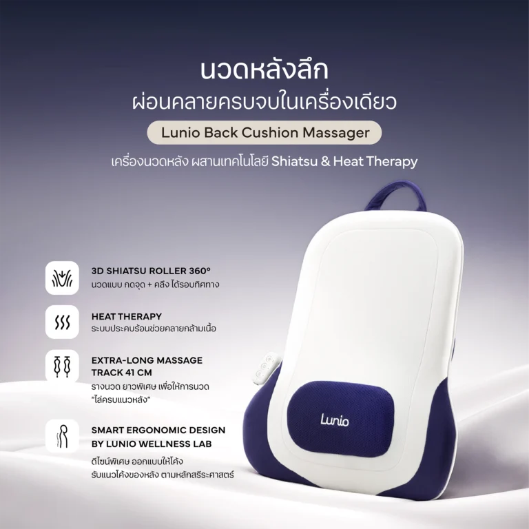 Lunio Back Cushion Massager เบาะนวดหลัง ภาพที่ 2