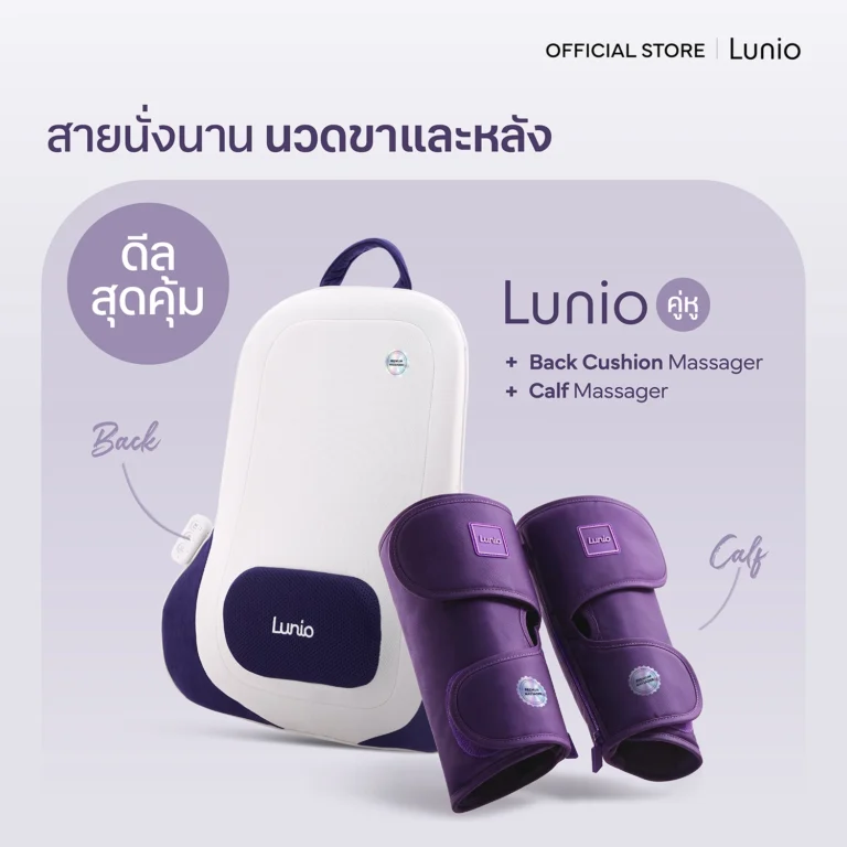 ชุดเซ็ต Calf Massager & Back Cushion Massager